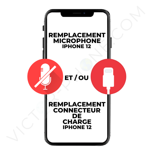 Réparation CDC et/ou Micro iPhone 12
